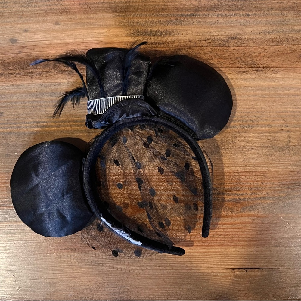 Jack skeleton Disney ears with veil